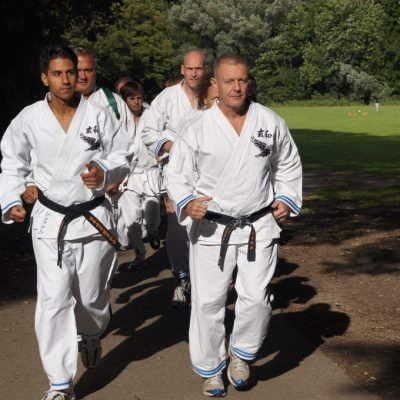 Training in het Amsterdamse Bos